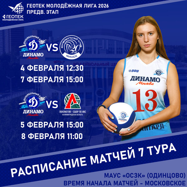 ГЕОТЕК Молодежная лига 2026. Предварительный этап, тур 7